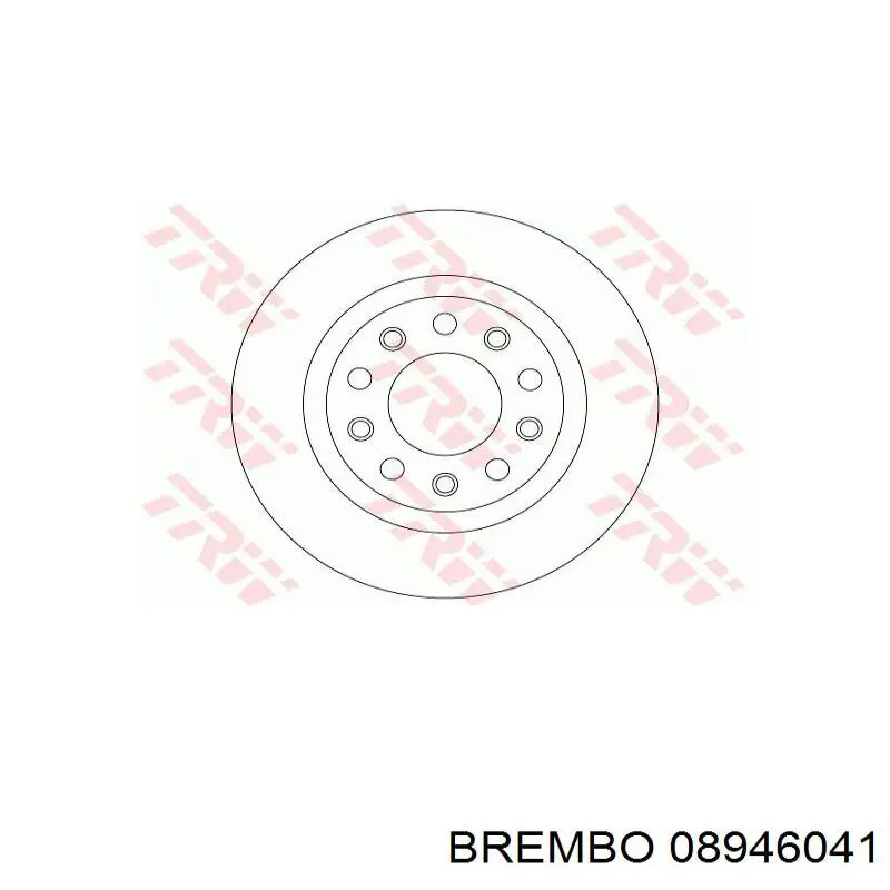 08946041 Brembo Дисковый тормоз