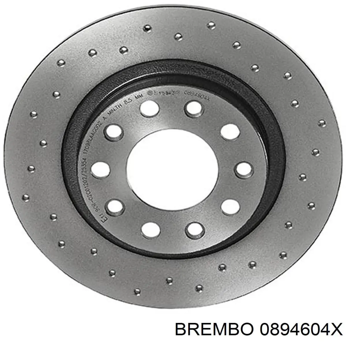 Купить 0894604X Brembo Диск тормозной задний