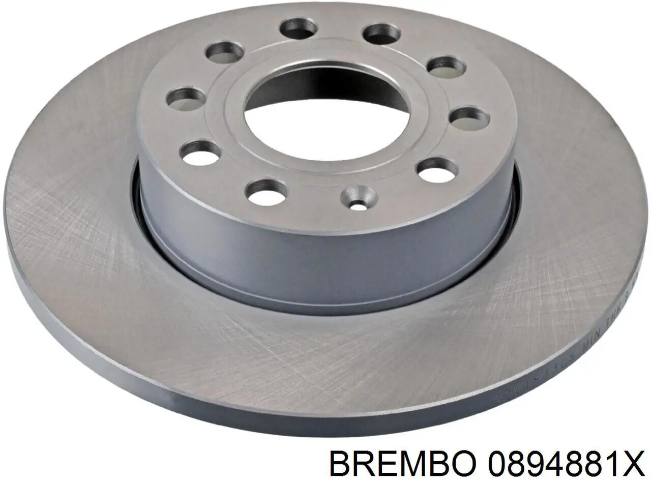 Купить 0894881X Brembo Диск тормозной задний