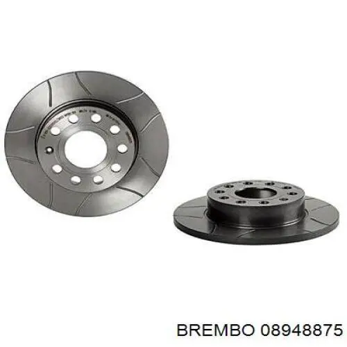 Тормозные диски 08948875 Brembo