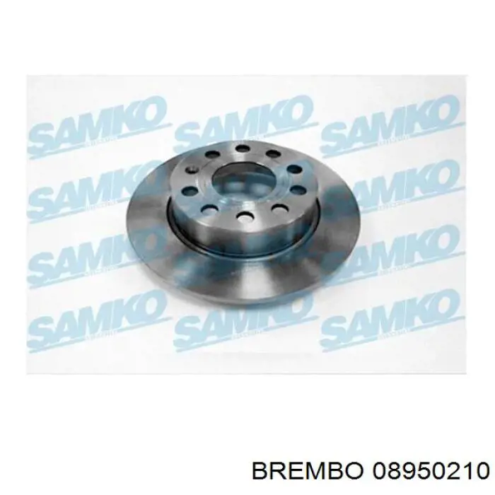 08950210 Brembo диск тормозной задний