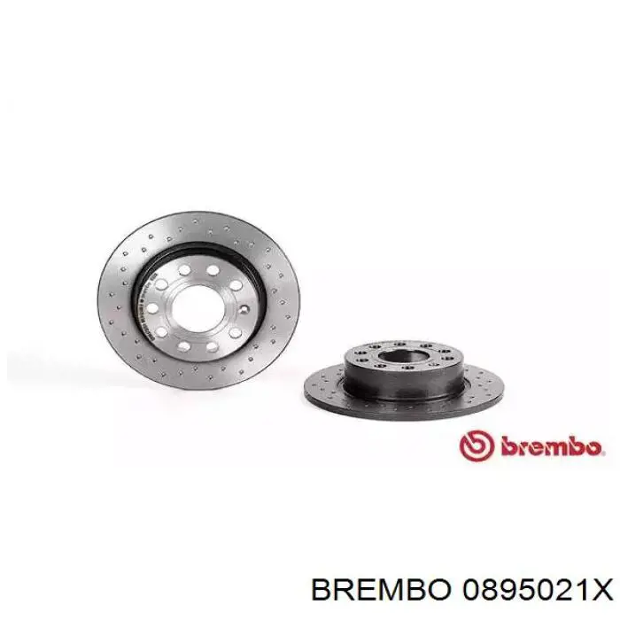 0895021X Brembo диск тормозной задний