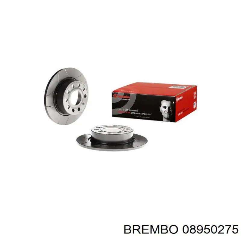 Купить 08950275 Brembo Диск тормозной задний
