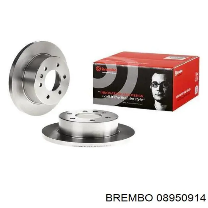 Задний тормозной диск Brembo 08950914 цена, от 32.04 USD