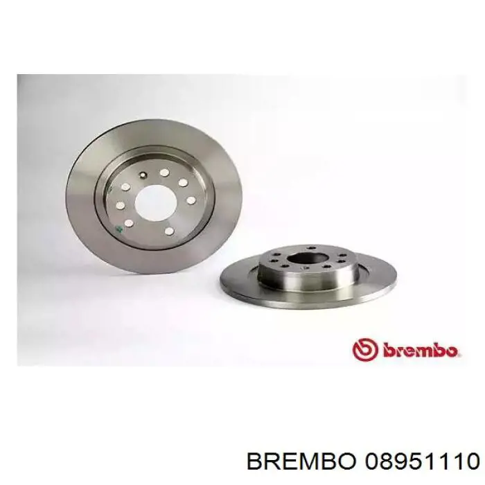 08.9511.10 Brembo диск тормозной задний