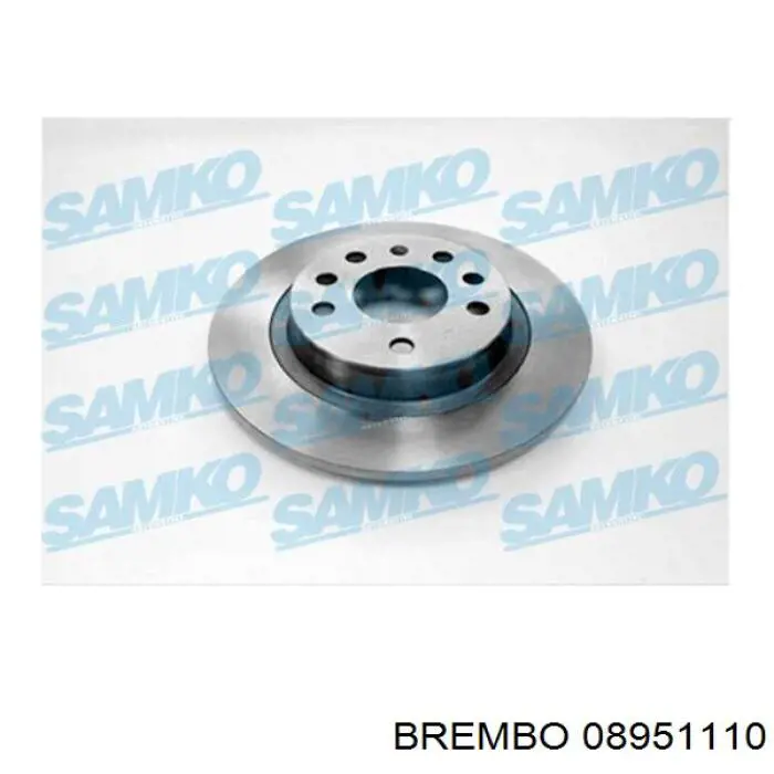Купить 08951110 Brembo Диск тормозной задний