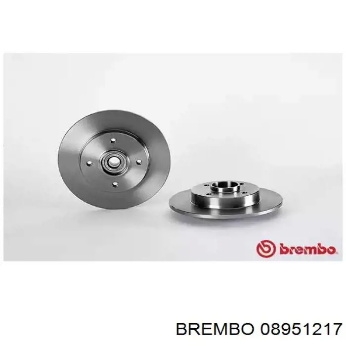 Тормозные диски 08951217 Brembo