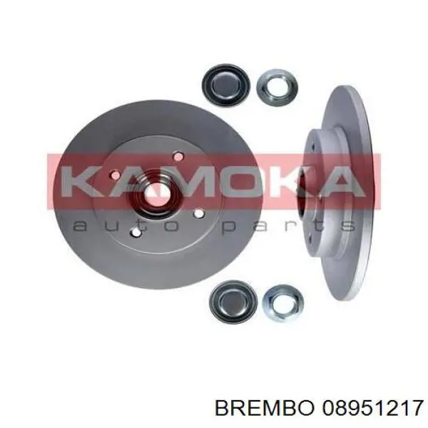 Диск гальмівний задній 08951217 Brembo