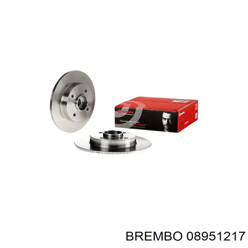 Купить 08951217 Brembo Диск тормозной задний