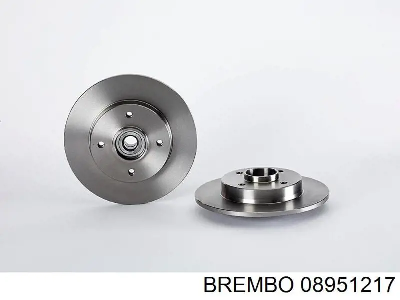 Disco de freno trasero 08951217 Brembo