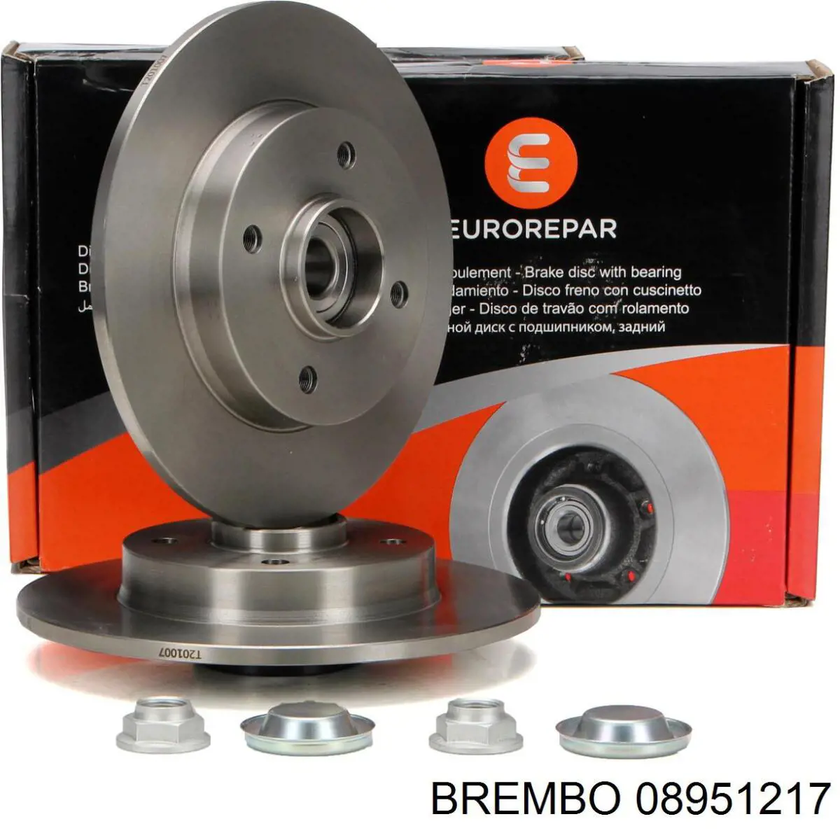 Диск гальмівний задній 08951217 Brembo