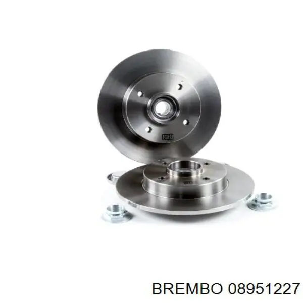 Купить 08951227 Brembo Диск тормозной задний