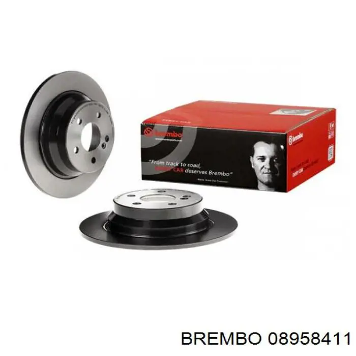 Купить 08958411 Brembo Диск тормозной задний