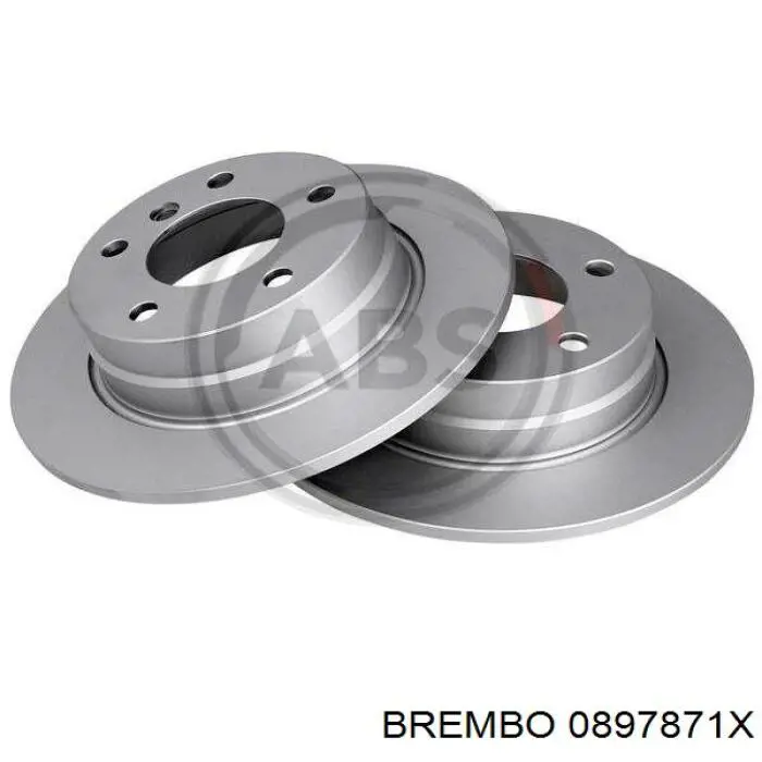 Тормозные диски 0897871X Brembo