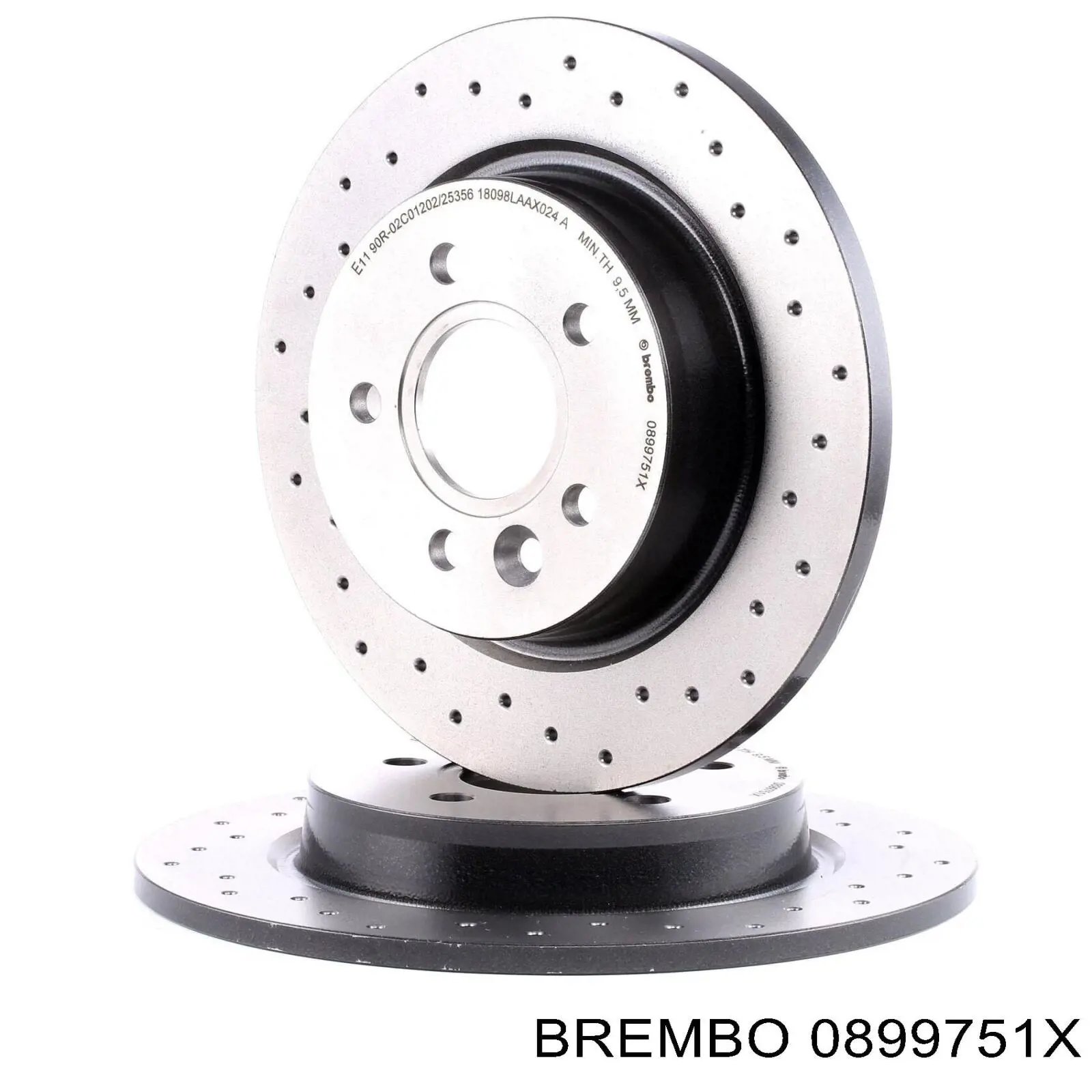 Задний тормозной диск Brembo 0899751X цена, от 29.53 USD