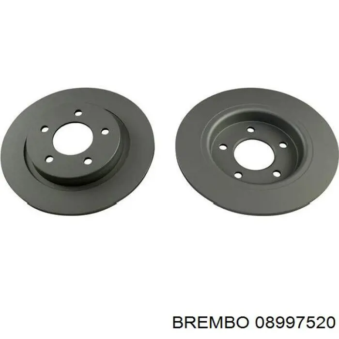 Купить 08997520 Brembo Диск тормозной задний