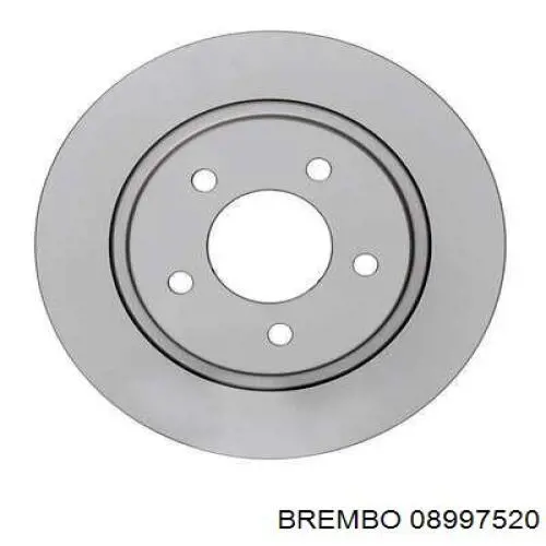 Тормозные диски 08997520 Brembo