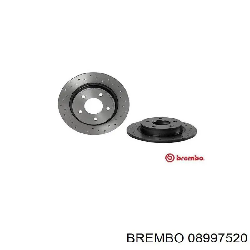 08997520 Brembo Дисковый тормоз
