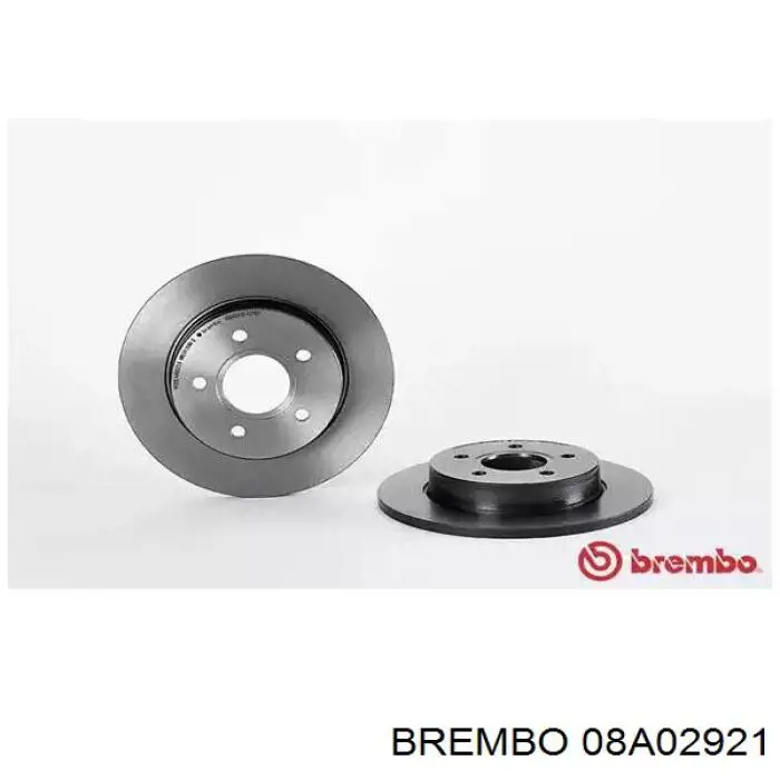 Тормозные диски 08A02921 Brembo