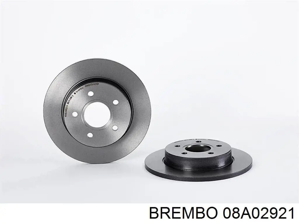 Disco de freno trasero 08A02921 Brembo