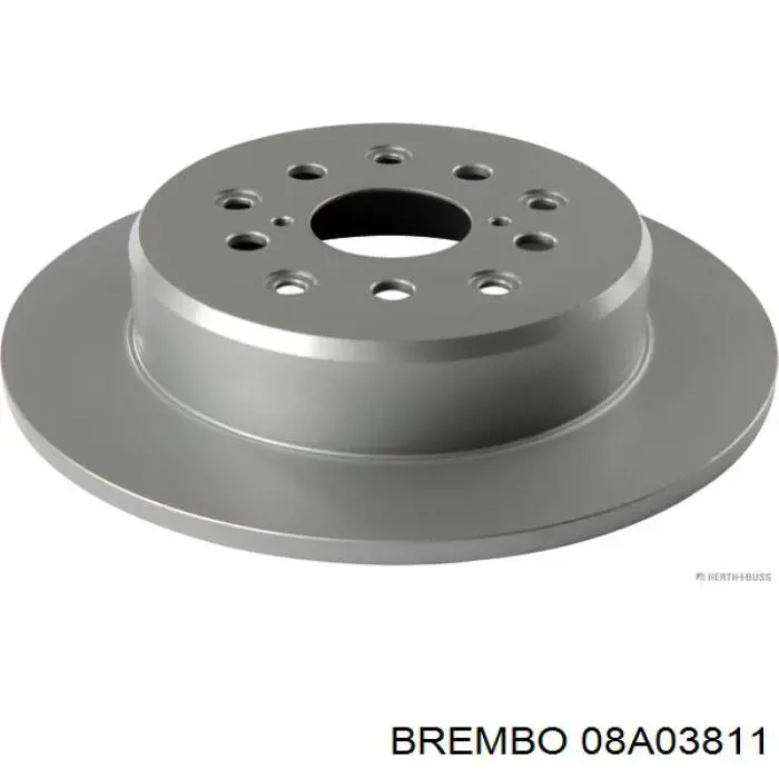 Купить 08A03811 Brembo Диск тормозной задний