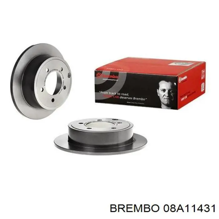 08.A114.31 Brembo disco do freio traseiro