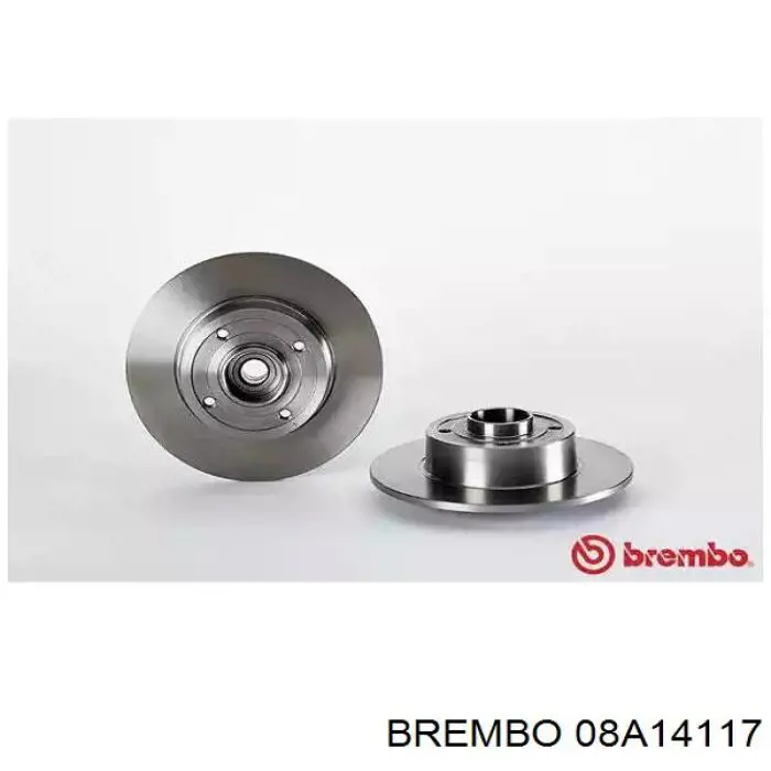 08.A141.17 Brembo диск тормозной задний