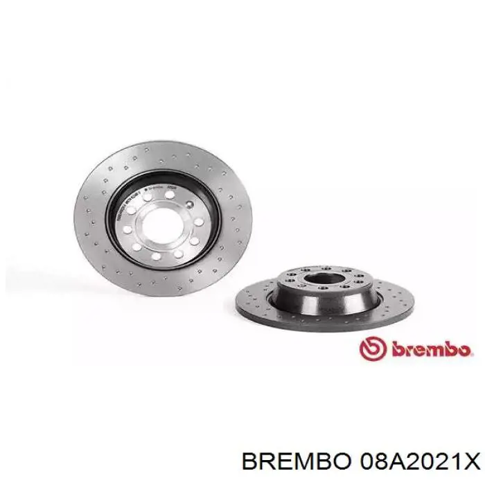 08.A202.1X Brembo диск тормозной задний