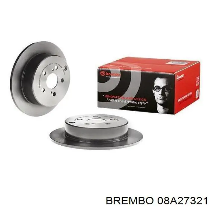 08A27321 Brembo диск тормозной задний