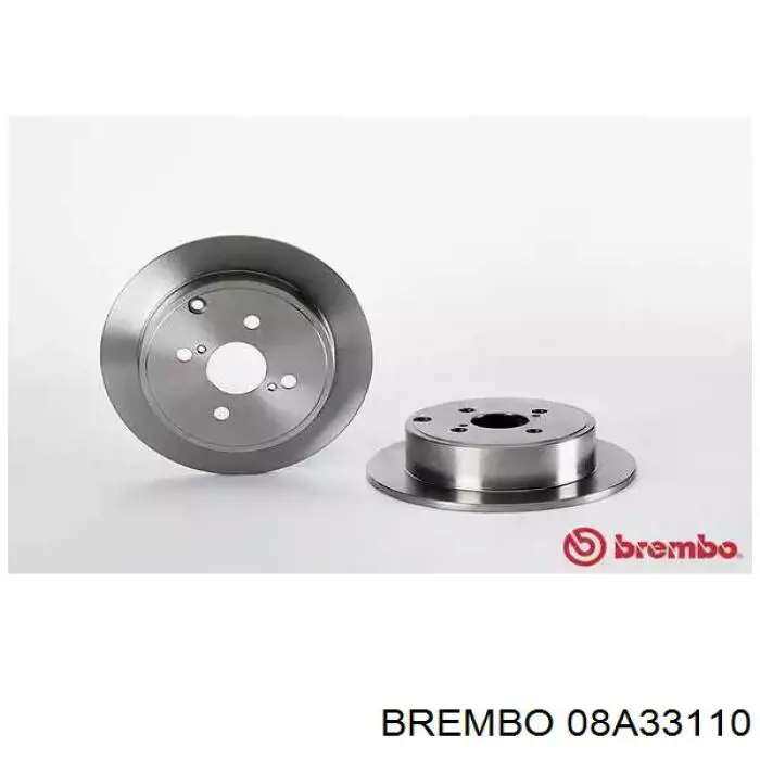 08.A331.10 Brembo диск тормозной задний