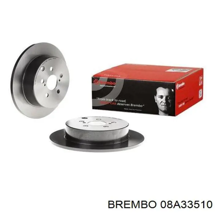 Задний дисковый тормоз Brembo 08A33510