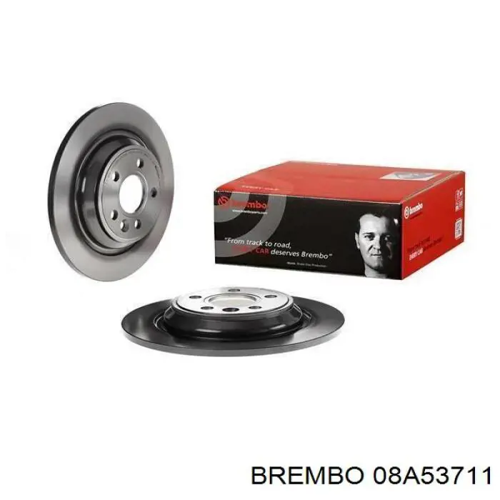 Диск гальмівний задній 08A53711 Brembo