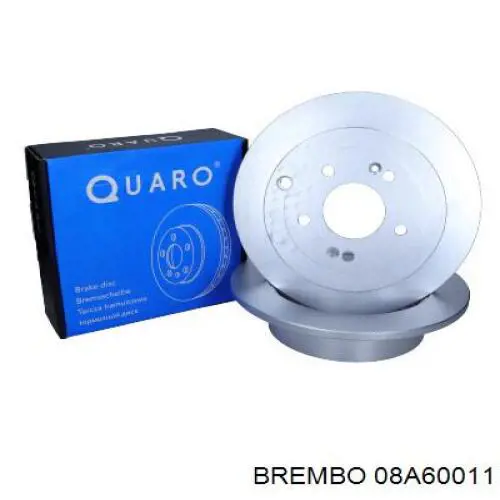 08A60011 Brembo Дисковый тормоз