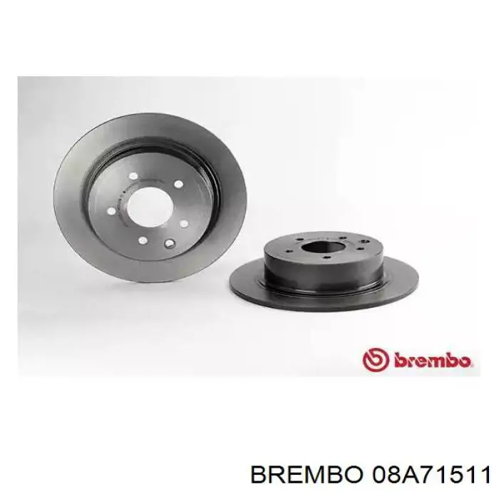 08.A715.11 Brembo диск тормозной задний