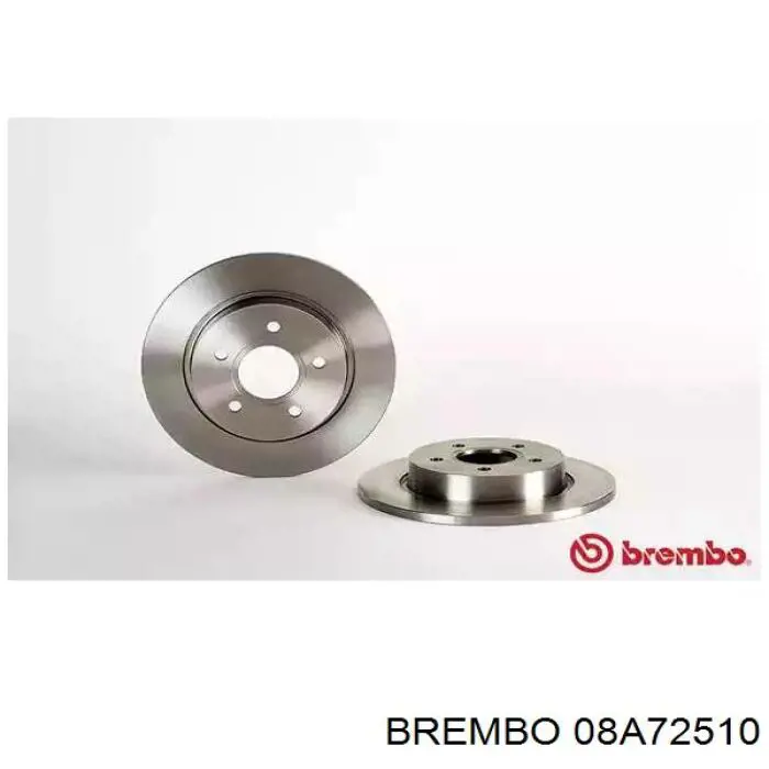 08.A725.10 Brembo диск тормозной задний