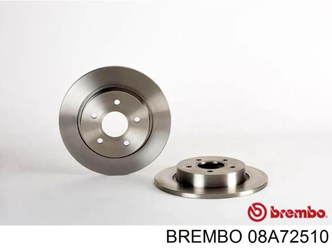 Тормозные диски 08A72510 Brembo