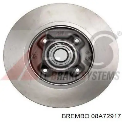 Тормозные диски 08A72917 Brembo