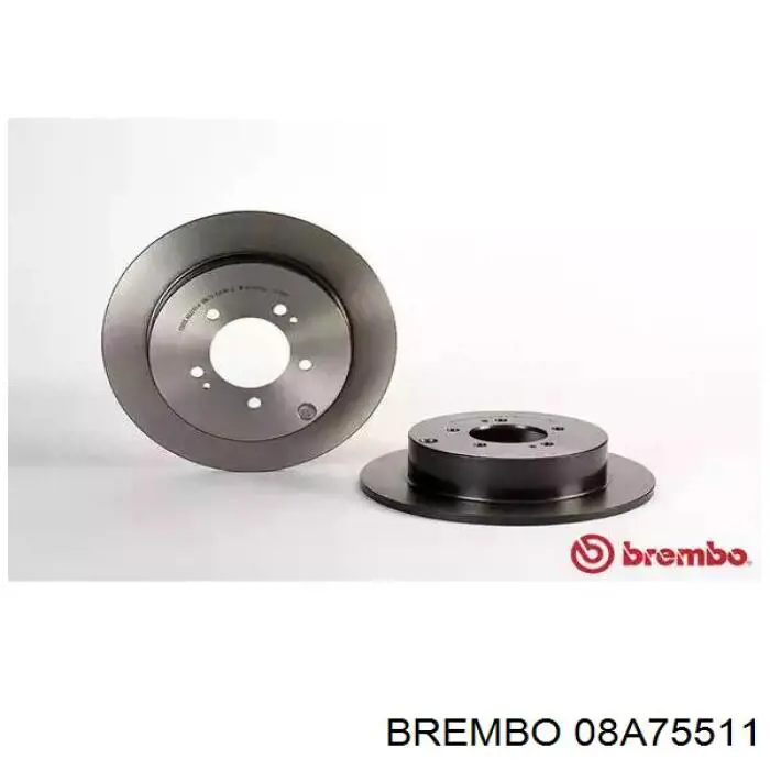 08.A755.11 Brembo диск тормозной задний