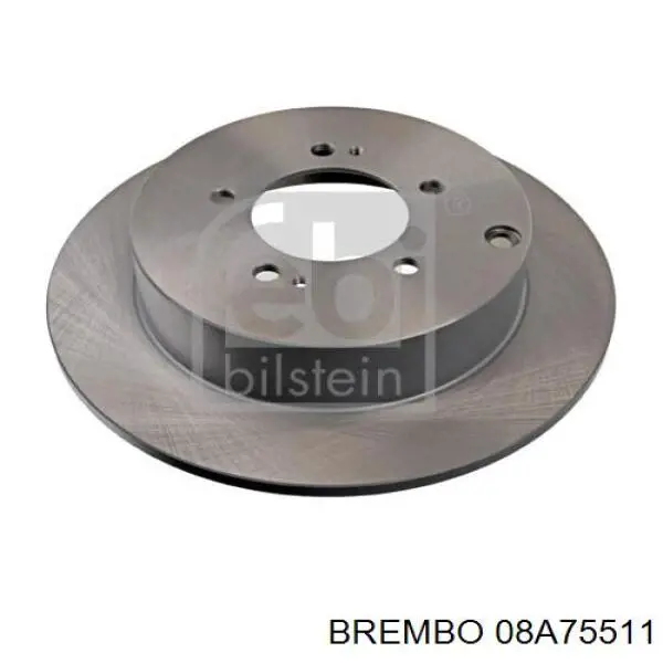 Задний тормозной диск Brembo 08A75511 цена, от 47.47 USD