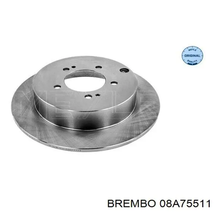 Купить 08A75511 Brembo Диск тормозной задний