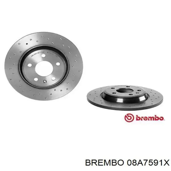 Тормозные диски 08A7591X Brembo