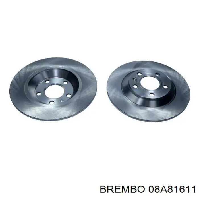 Задний тормозной диск Brembo 08A81611 цена, от 60.38 USD