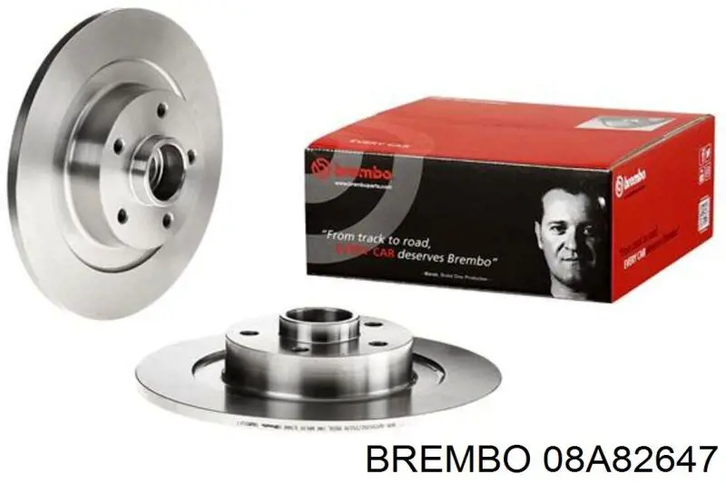 Задний тормозной диск Brembo 08A82647 цена, от 105.34 USD