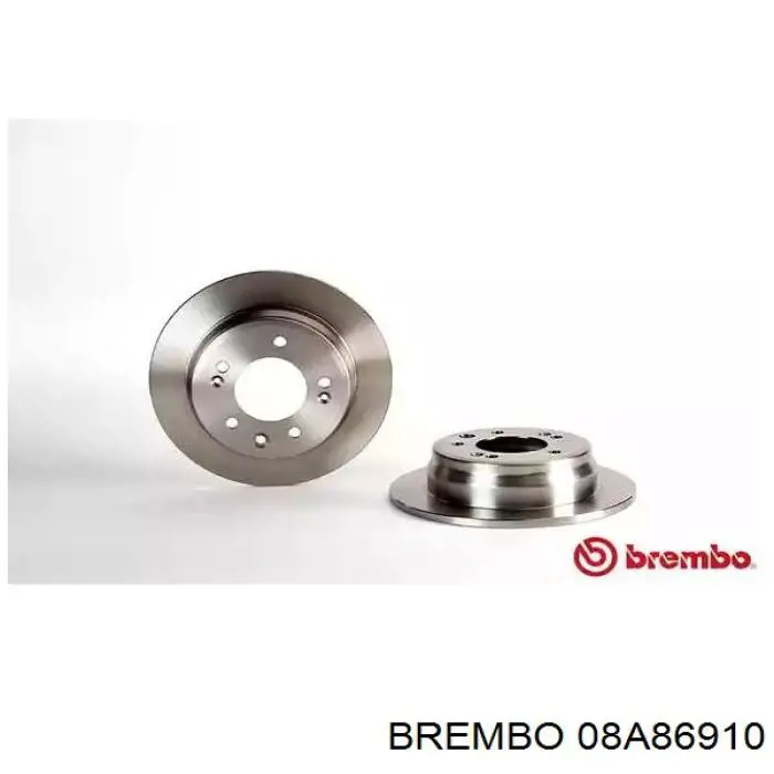 08.A869.10 Brembo диск тормозной задний