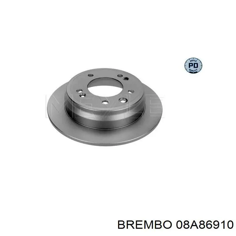 Купить 08A86910 Brembo Диск тормозной задний
