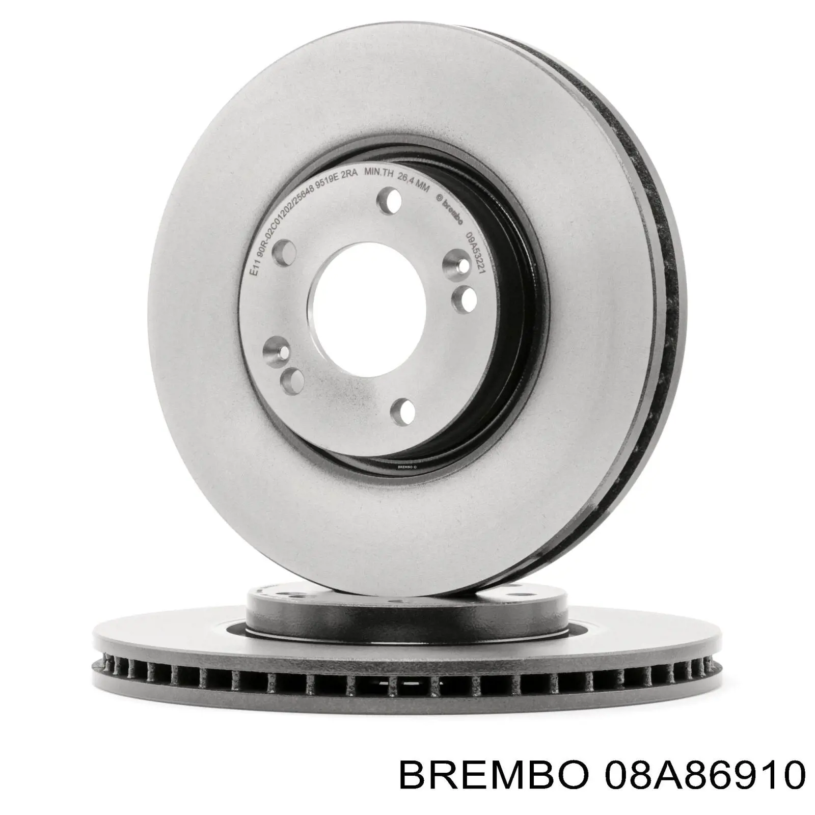 Тормозные диски 08A86910 Brembo