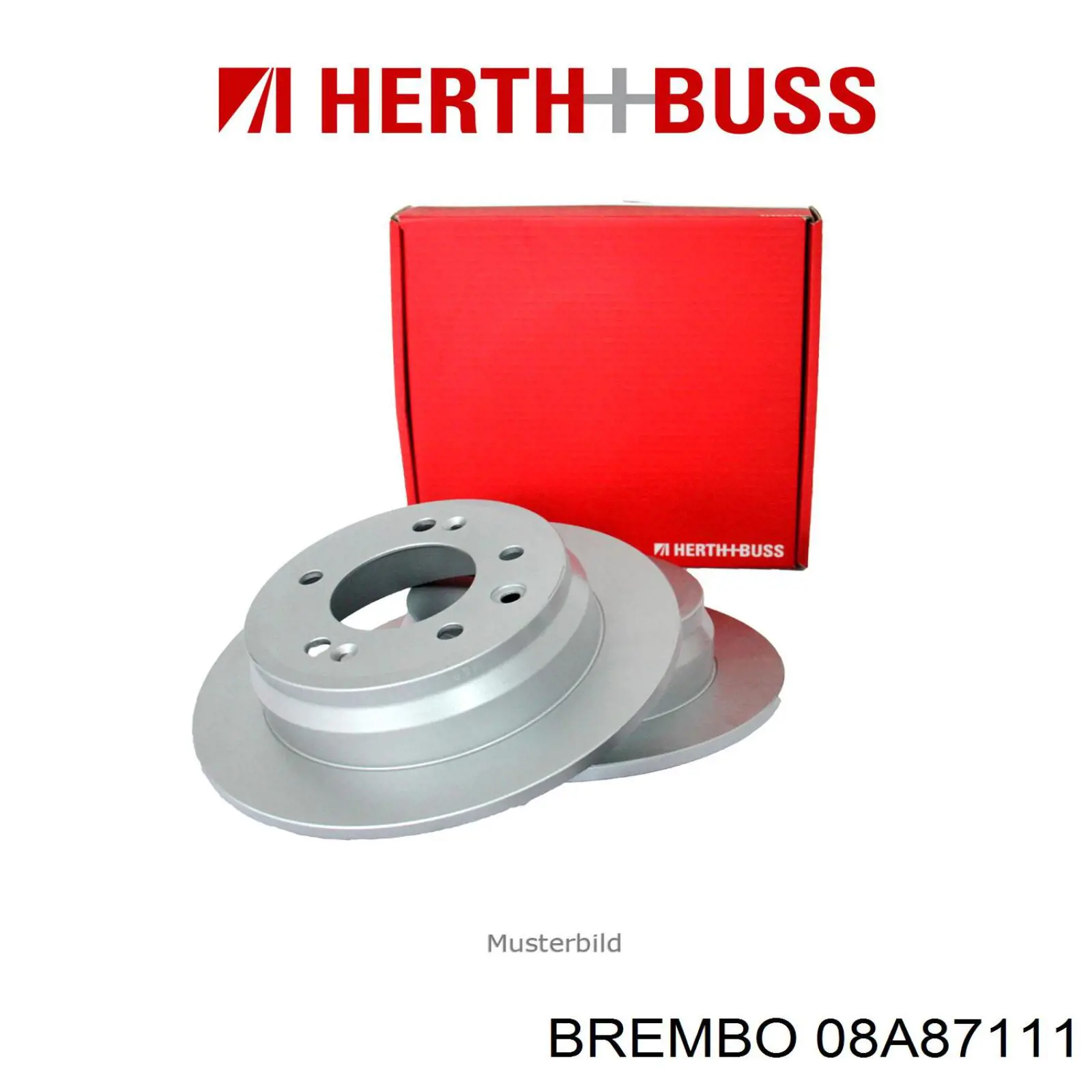 Диск гальмівний задній 08A87111 Brembo