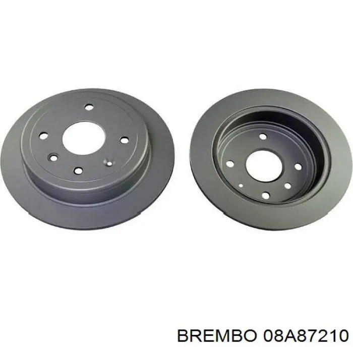Диск гальмівний задній 08A87210 Brembo