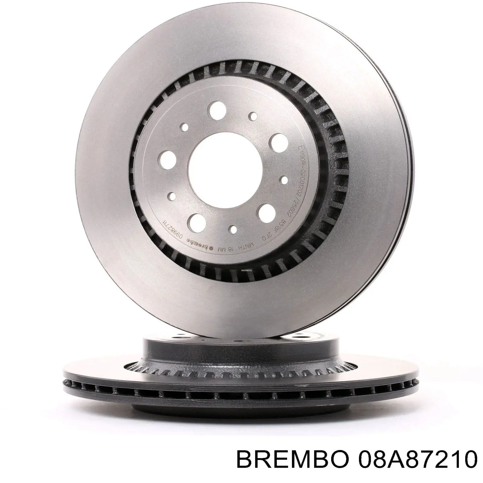 Тормозные диски 08A87210 Brembo