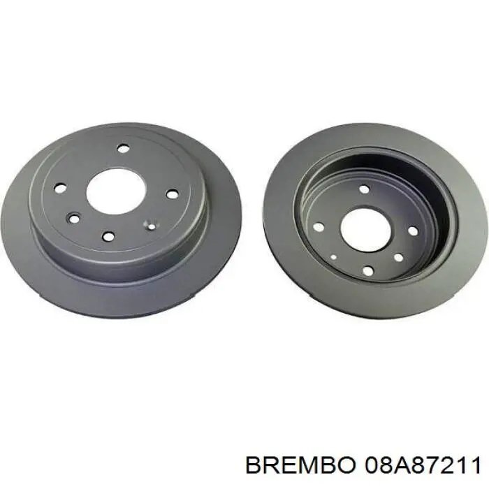 Задний тормозной диск Brembo 08A87211 цена, от 45.34 USD